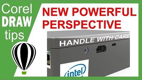 New perspective tool in CorelDRAW