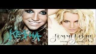 Ke$ha VS. Britney Spears - Take Gasoline Off (Mashup)
