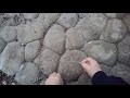 Дорожка из камней после зимы и технология ее изготовления.. :)