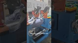 Automatic blenders for rubber two rollers open mixing mill #siliconmix #machine #blender  #mixer