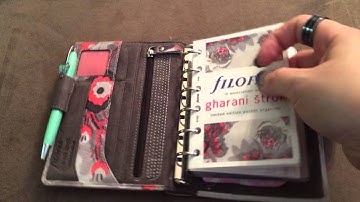 My pocket filofax as a wallet