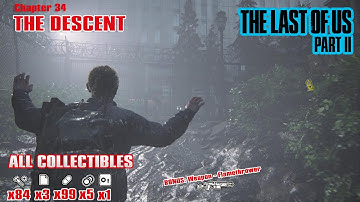 The Last of Us Part 2: Chap 34 / The Descent (All Collectibles) - HTG