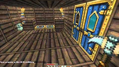 Petit village sur minecraft