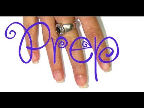 Nails for beginners - How to prep - YouTube