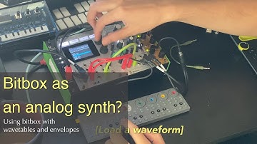 Bitbox as a synth voice. Self patching, envelopes and wavetables