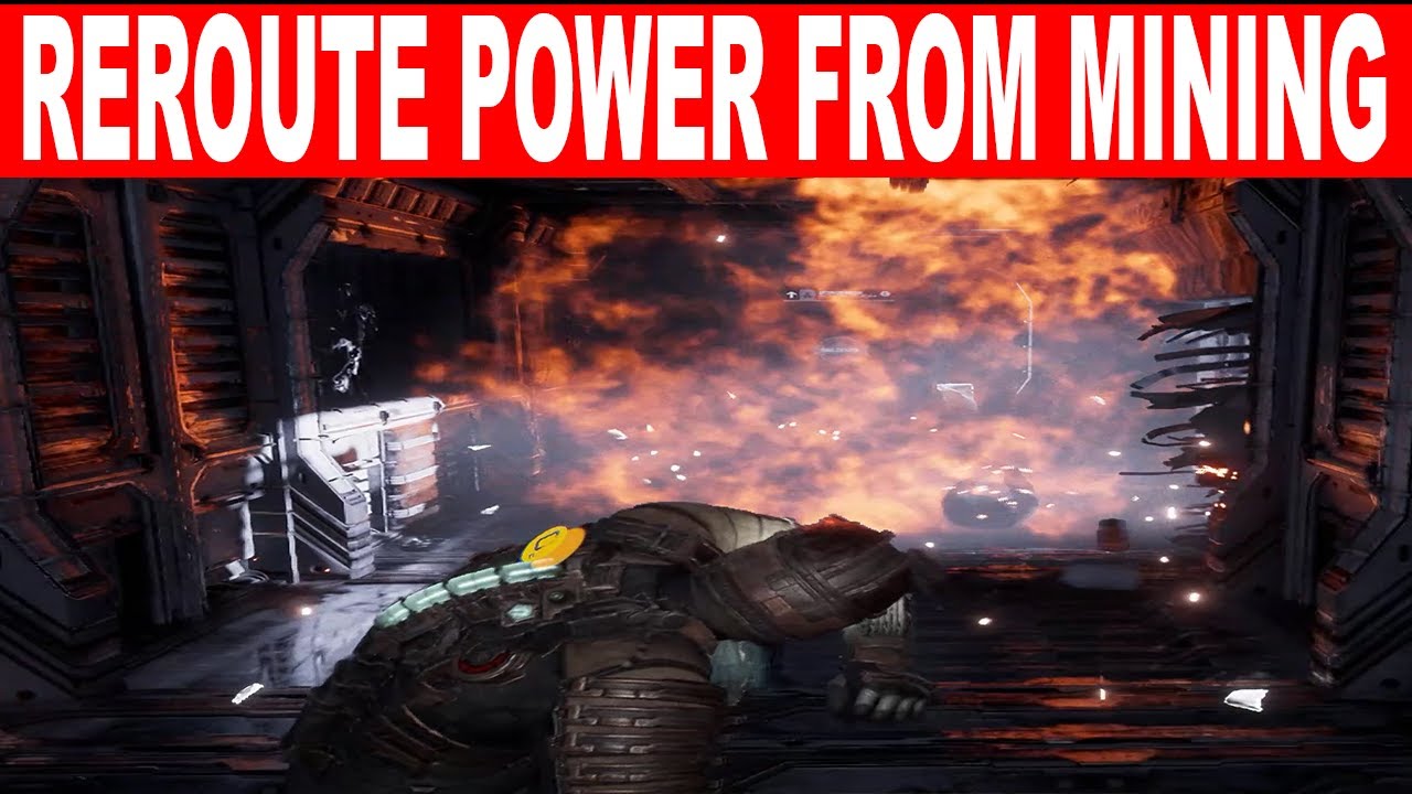 Dead Space Remake How to REROUTE POWER FROM MINING ADMINISTRATION