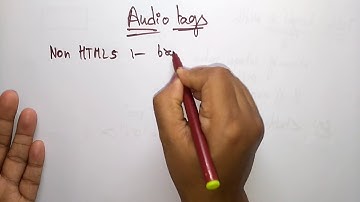 html5 audio tag | HTML | Lec-13 | Bhanu Priya