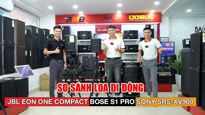 So sánh loa jbl bose sony