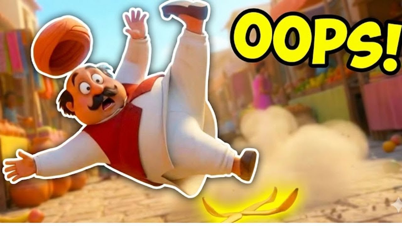 Lalaji Gire Dhadam! 🤣 Lalaji Ne Kela Khaya + Kalu Madari Aaya | Hindi Rhymes