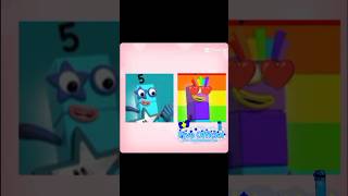 Numberblock Five x Seven 💖✨ #numberblocks