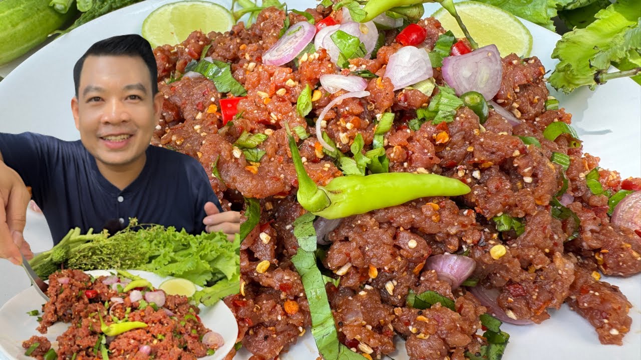 ก้อยบักนาว เข้ากันขนาดกับเอ็มเปิดฝา แซ่บๆ