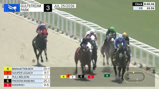 Gulfstream Park July 25, 2026 Race 3