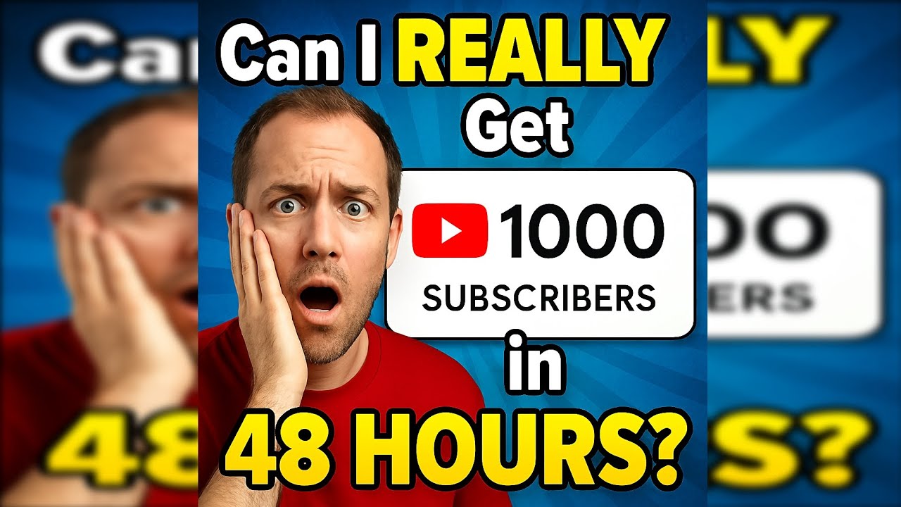 Can I REALLY Get 1000 SUBSCRIBERS in 48 HOURS? - YouTube