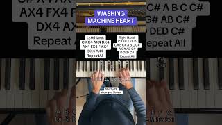 Washing Machine Heart - Mitski (Easy & SLOW EASY Piano Tutorial With Letter Notes)