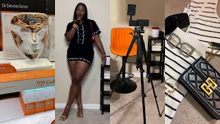 VLOG: I TRIED CAVA + MY FIRST IMPRESSION | IN MY CONTENT CREATOR BAG + NEW GLUELESS WIG + SHOPPING