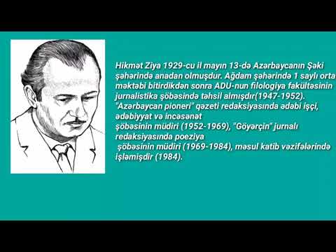 Hikmət Ziya haqqında