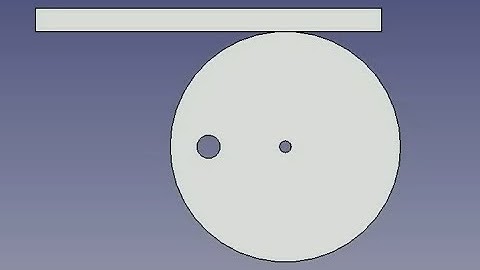 How to make a FreeCAD assembly 4 animation of an offset circular cam and follower