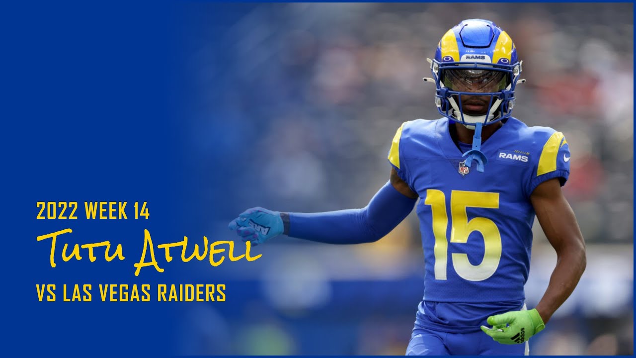 Tutu Atwell WR Los Angeles Rams  Every Target, Catch, and Run