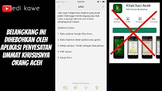 Cara Melaporkan/report Aplikasi di playstore - Aplikasi Kitab Suci Aceh Tolong Di Report/Laporkan screenshot 1