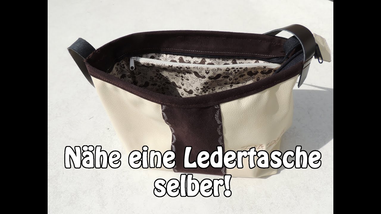 Ledertasche Handtasche Selber Nahen Diy Nahen Fur Anfanger Tutorial Youtube