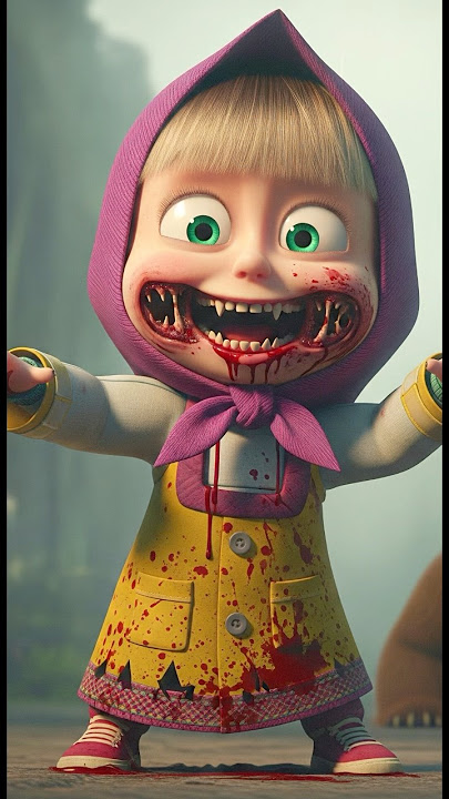 Masha and the Bear Horror Version | Scary Video | Kayıp Hikayeler #horror #creepy #cartoon