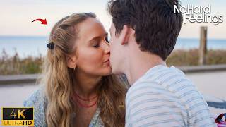 Jennifer Lawrence & Andrew Barth Feldman First Kiss – No Hard Feelings (2023) screenshot 5