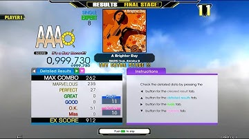 [SM5/DDR A] A Brighter Day Expert Mode Perfect Full Combo AAA