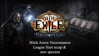 PoE 3.24 (Necropolis) - physical BaMa Necromancer League Start recap \& New Spectres