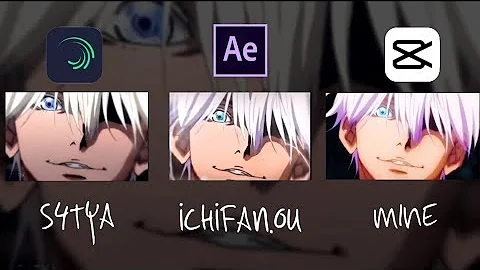 Alight Motion vs After Effects vs Capcut / Gojo edit / Remake @s4tya_  #ichifan.ou (re-upload)