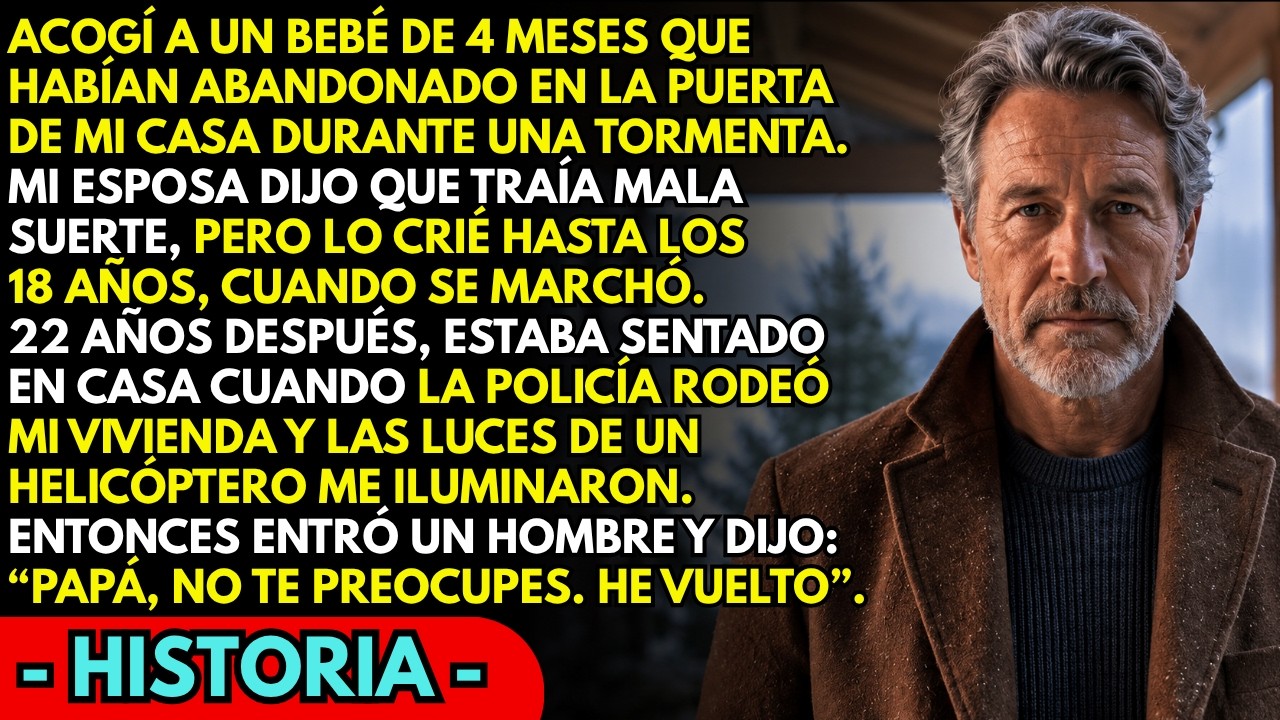 Abrí la puerta principal y la tormenta cayó sobre mí, fría y ensordecedora. En el porche, dentro de una cesta de plástico para la ropa, envuelto en una manta de franela empapada, había un bebé de...