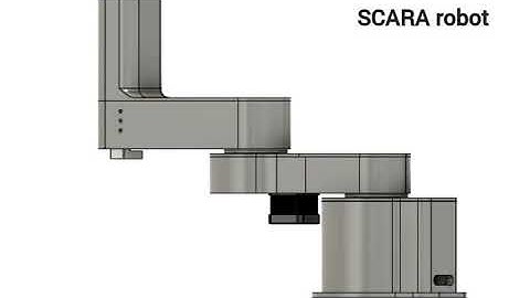 3D printed SCARA robot fusion 360 model.
