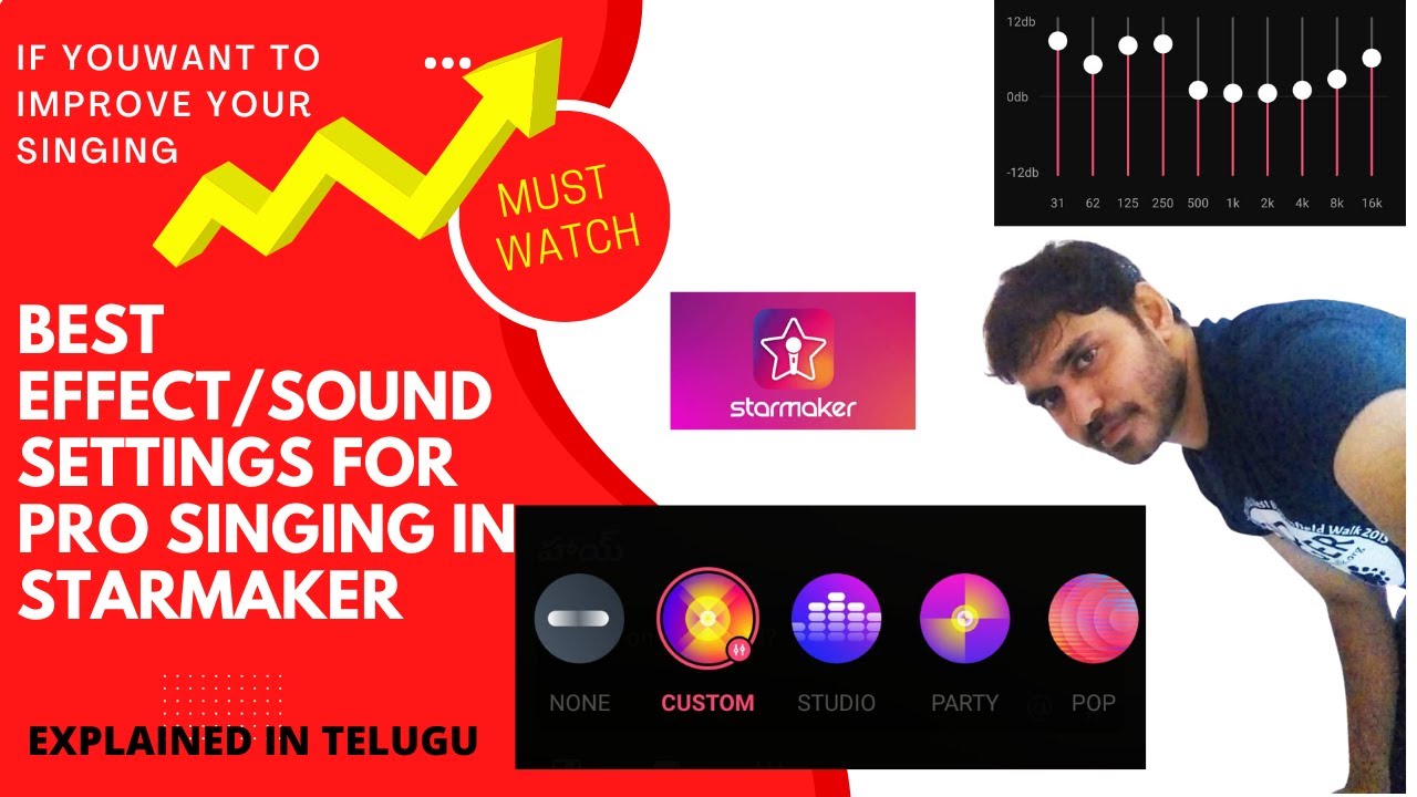 Best Sound settings For All Types Of Voices In Starmaker |Sing ...