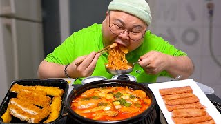 닭볶음탕에 묵은지를?! 끝판왕 닭볶음탕과 스팸│Braised Spicy Chicken Mukbang Eatingshow