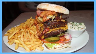 Huge Burger in Scotland - UK Food Challenges!