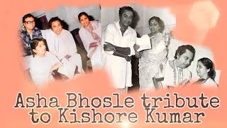 Asha Bhosle Tribute to Kishore Da || After Kishore Kumar's Demise
