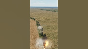 A-10 Drops Cluster Bombs as it passes by in a incredible display of carpet Bombing #shorts #dcs