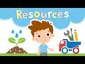 Resources All Around Us: Identifying Human, Capital, and Natural Types