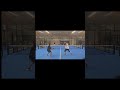 padel smash to the fence