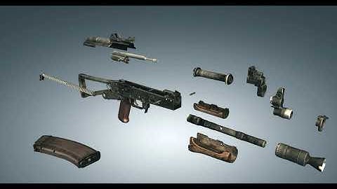 #AKS74U #kalashnikov Full Assembly | 3dGun