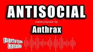 Anthrax - Antisocial (Karaoke Version)