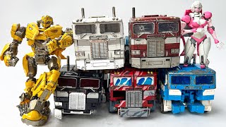 Full Transformers New Optimus Prime, Bumblebee, Arcee & Tobot Carbot Stopmotion: Rescue Lego Robbery