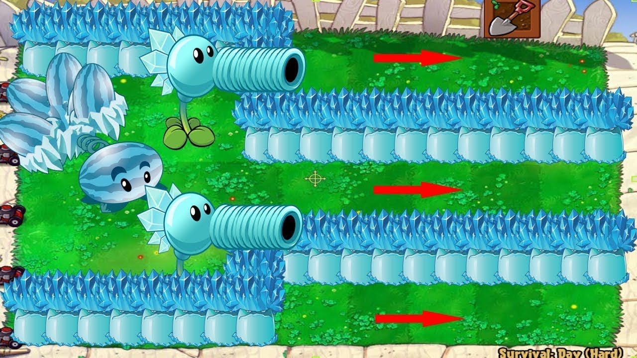 99 ice Winter Melon, Snow Pea Vs Giga Gargantuar Vs Zomboss - Plants vs ...