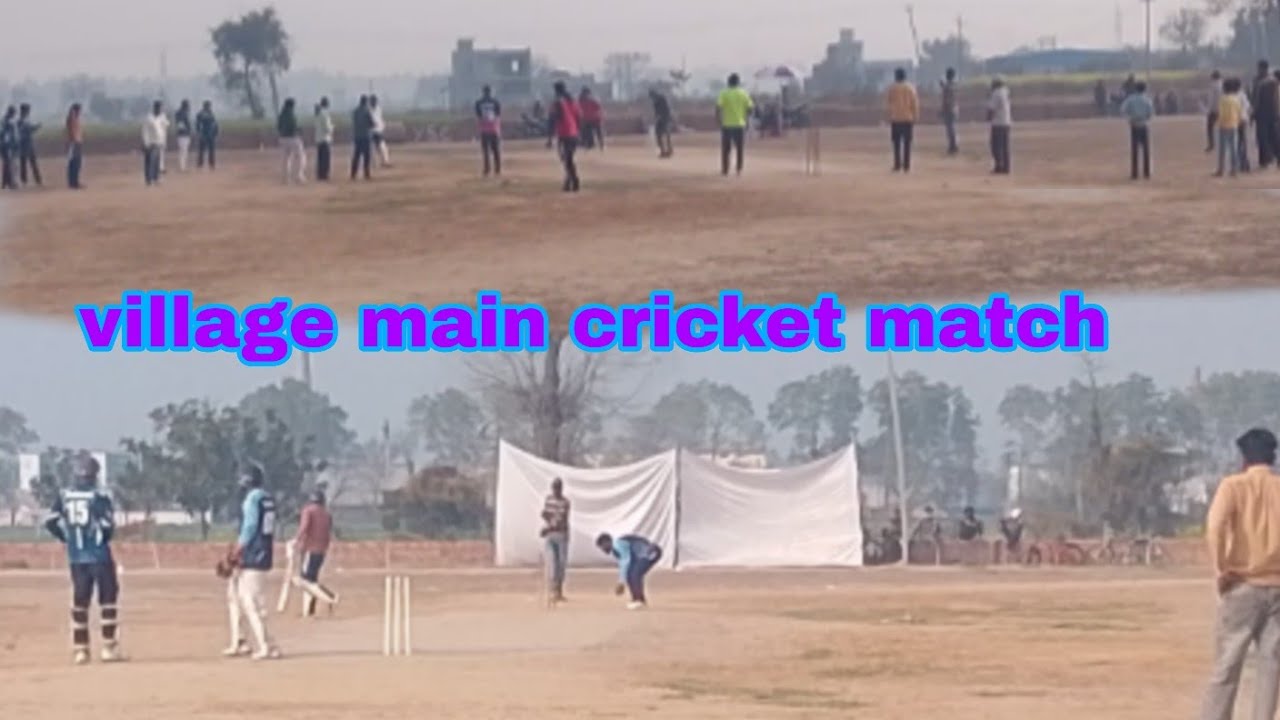 Village me cricket match 🥳🎉 ll