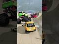Crazy Taxi vs Monster Truck vs Bus Stairs Ramp Jump Crazy Taxi vs Monster Truck vs Bus Stairs Ramp Jump