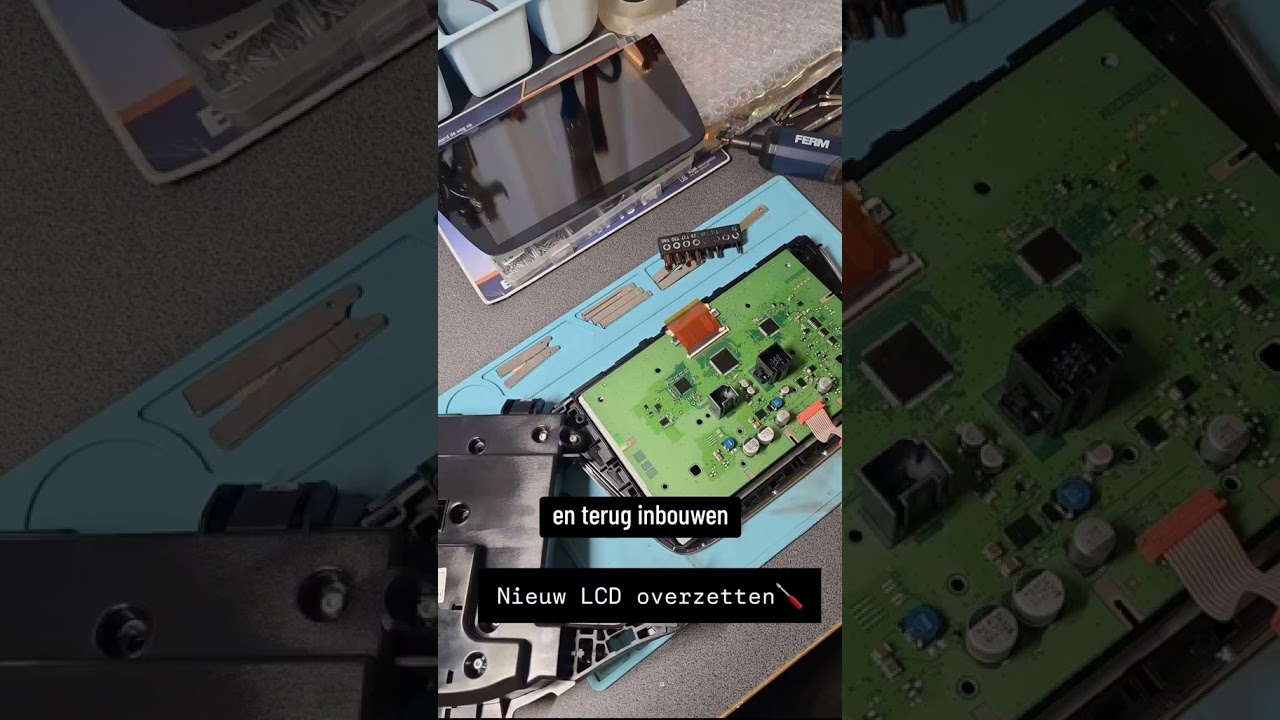 Reparatie LCD Display Opel Astra K.Navi Intellilink 900🌐