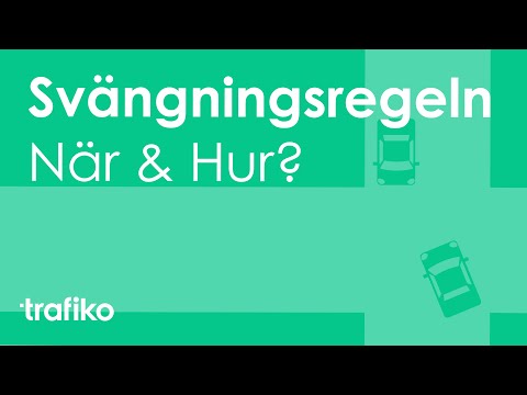 Svängningsregeln Förklarad | Trafiko