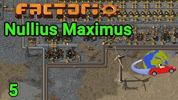 Automatically making glass and pumps with Factorio Nullius Maximus! Ep 5