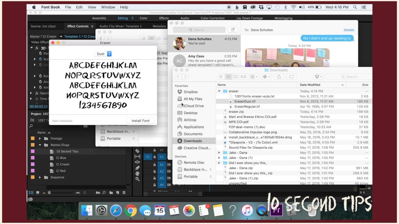 Добавить шрифт в фотошоп на Mac. Как добавить шрифт в премьер про. Как поменять шрифт в премьер про. Установка шрифтов Premiere Mac.