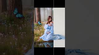 Photoshop Manipulation Transforming a Pregnant Mom into a Fantasy Dreamscape #PhotoManipulation
