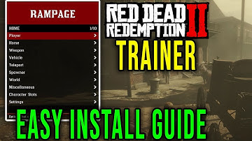HOW TO DOWNLOAD AND INSTALL RAMPAGE TRAINER (+Script Hook RDR2) [FULL GUIDE] - Red Dead Redemption 2